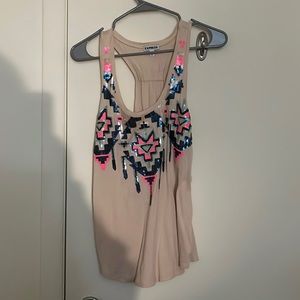 Express Sequin Tank Top